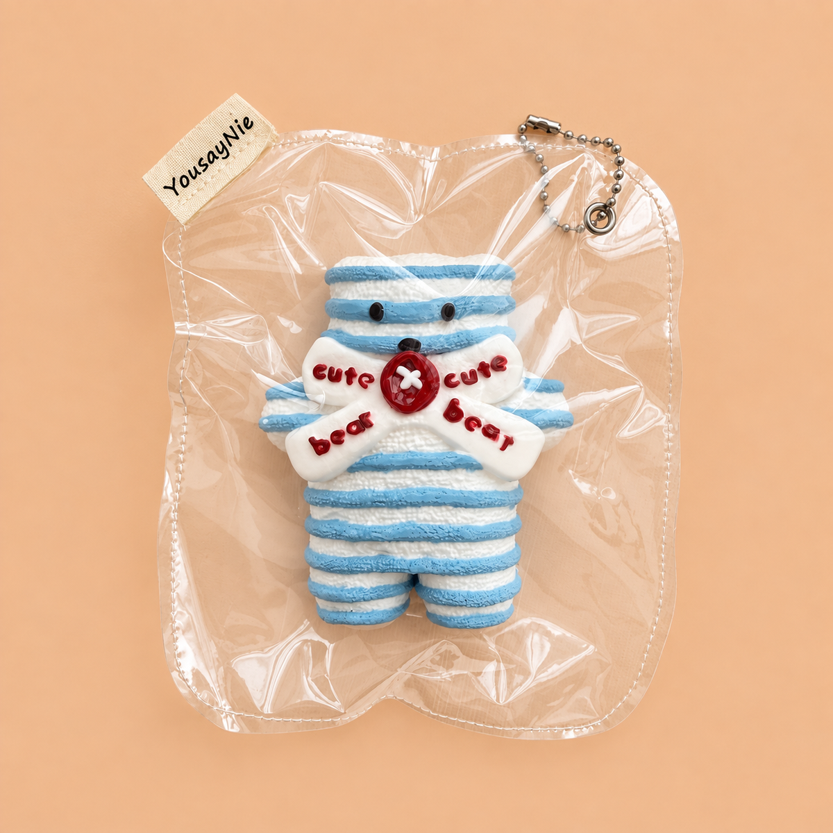 Striped Bear Slow-rising Squishy