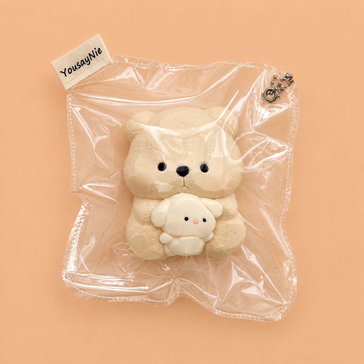 Bear Hugging Bunny Squishy