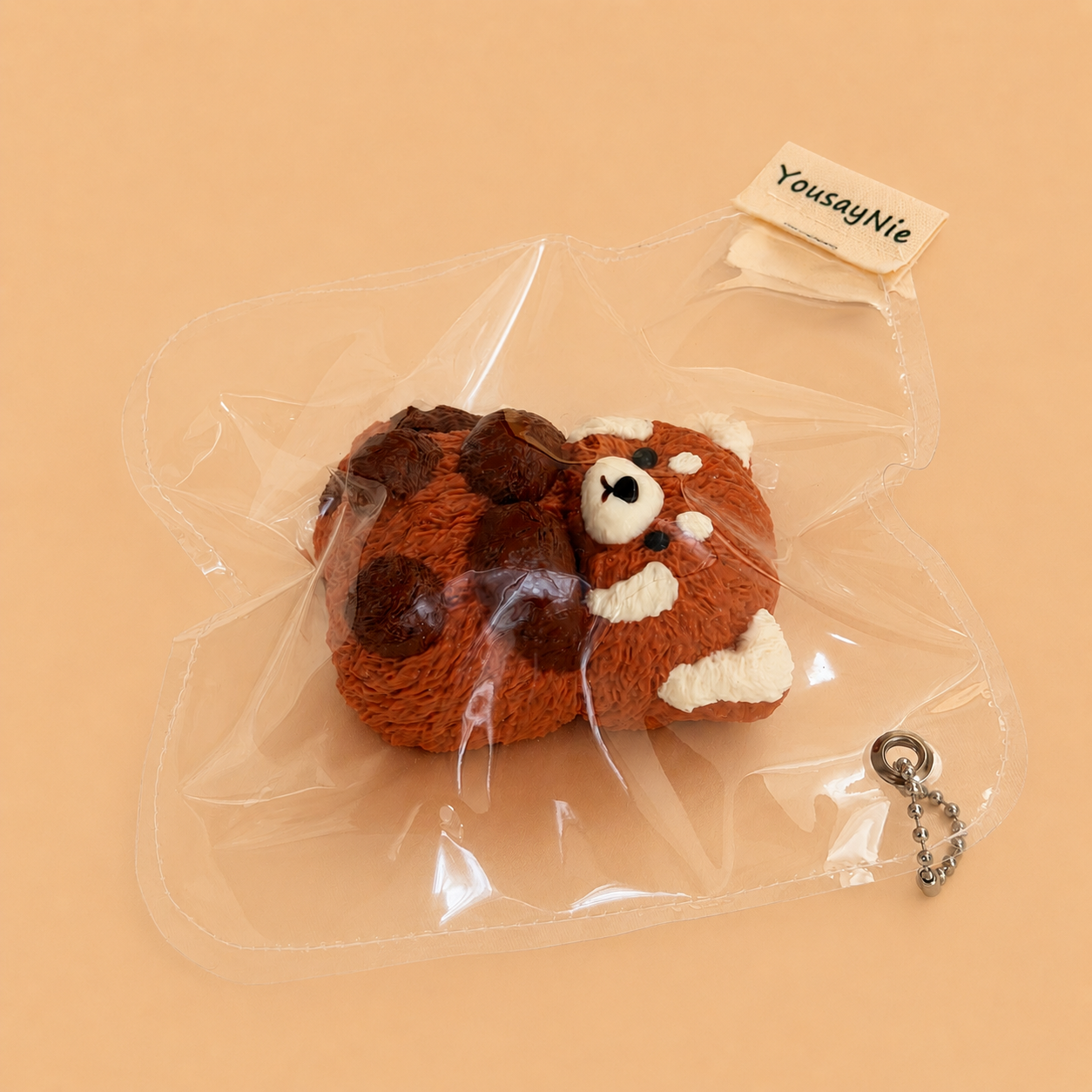 Fluffy Raccoon Slow-Rise Squishy