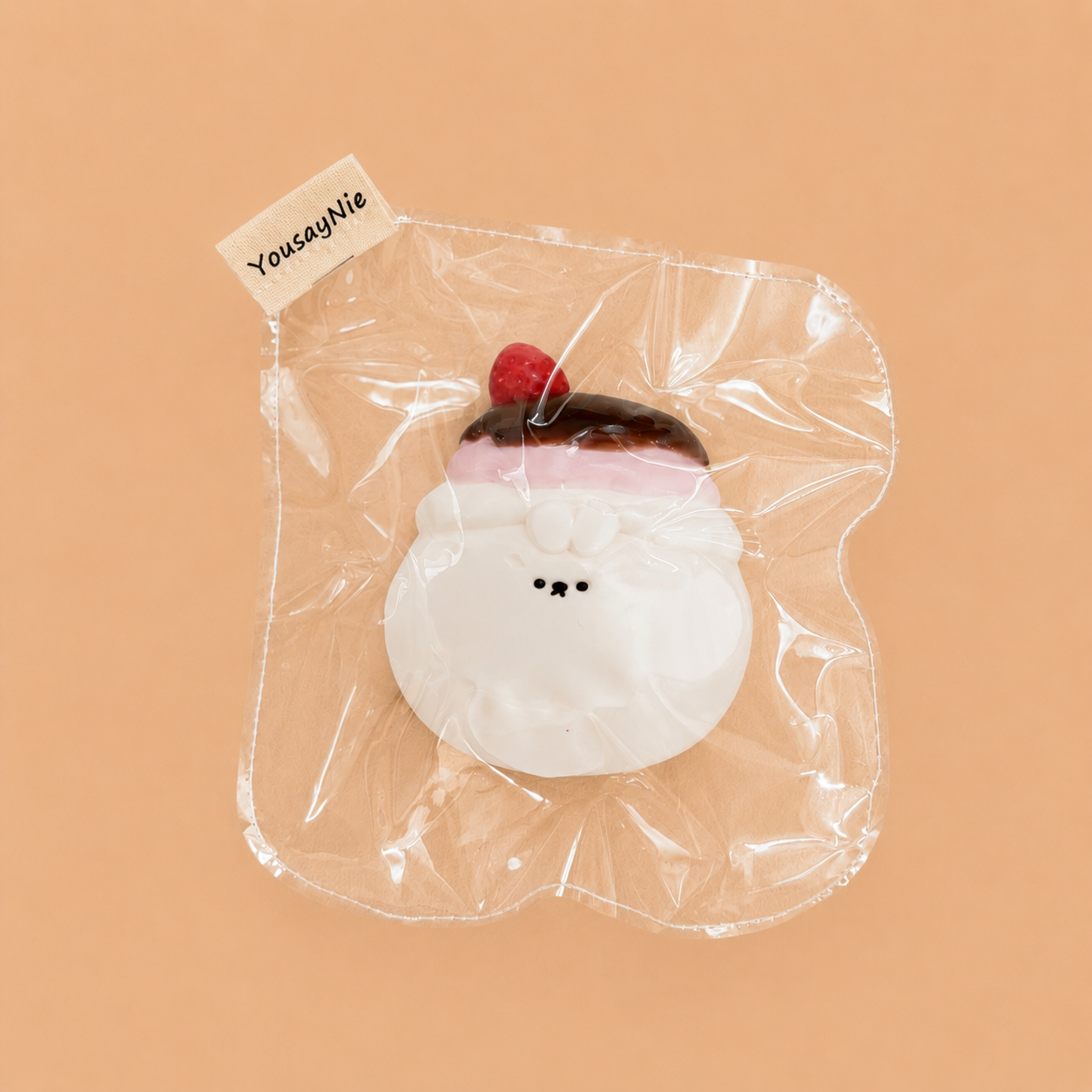 Cute Bunny & Piggy Ice Cream Slow-Rise Squishy