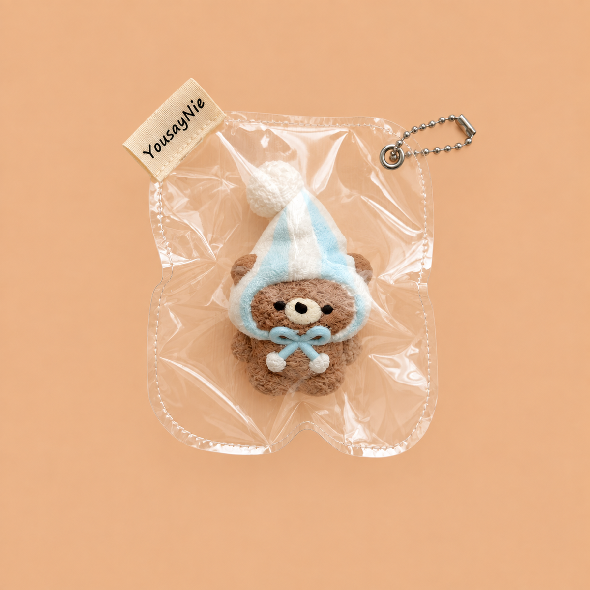 Adorable Tall Pom Hat Animal Series