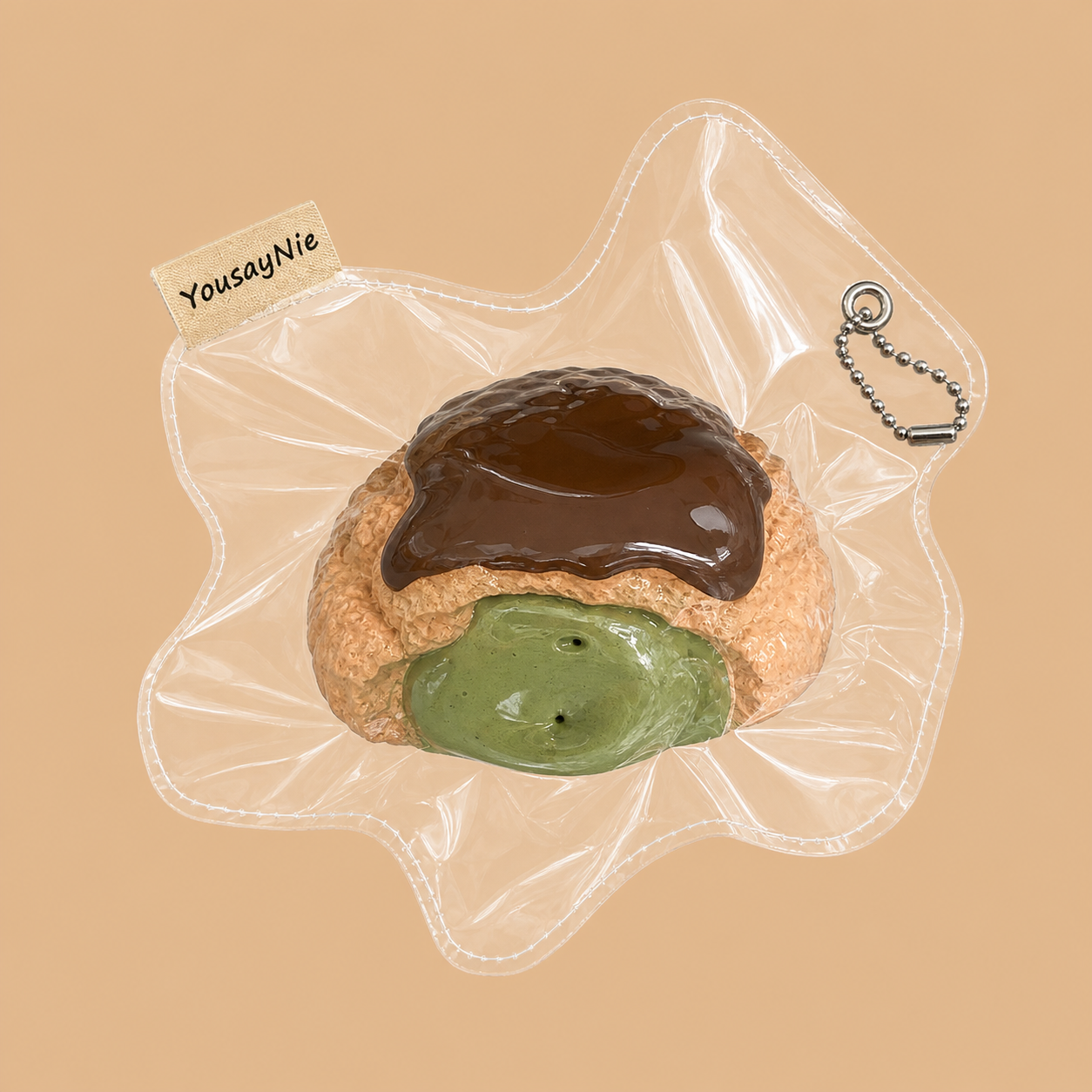 Matcha Chocolate Puff Slow-Rise Squishy – Dessert Lover Charm