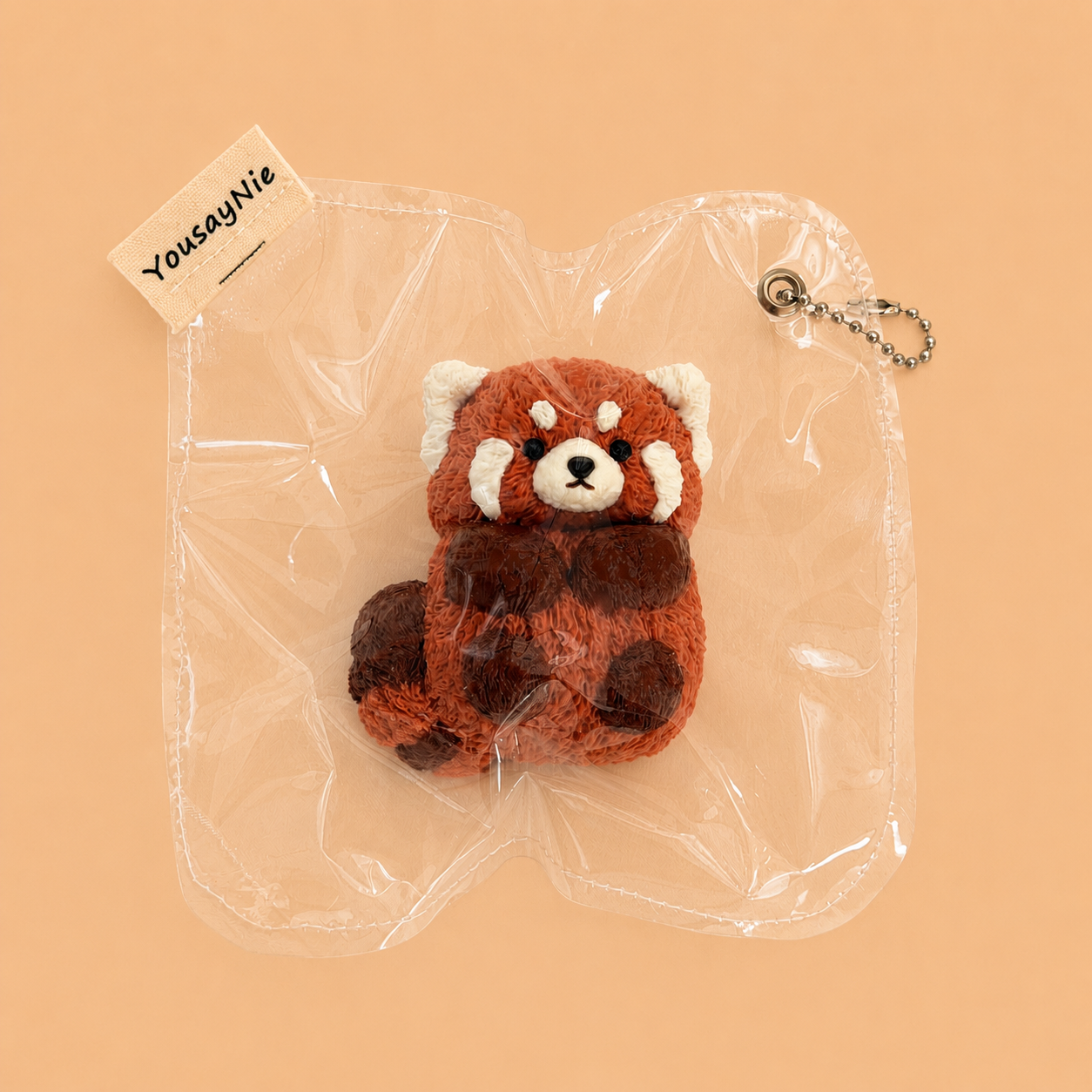 Fluffy Raccoon Slow-Rise Squishy
