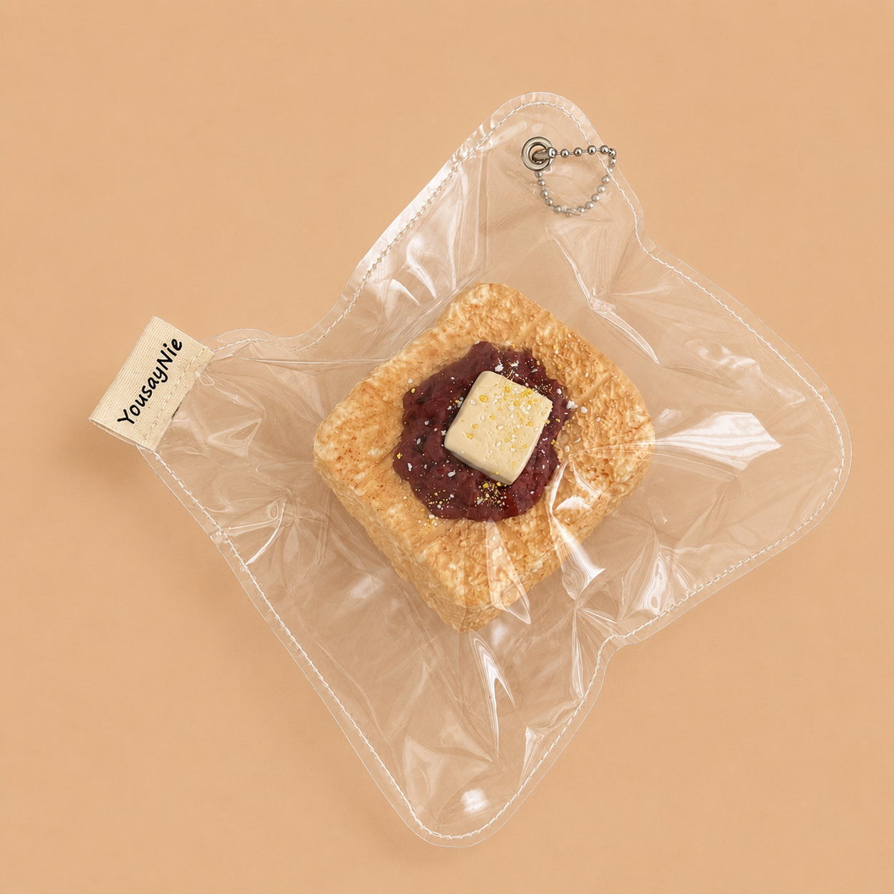 Red Bean & Butter Toast Slow-Rise Squishy