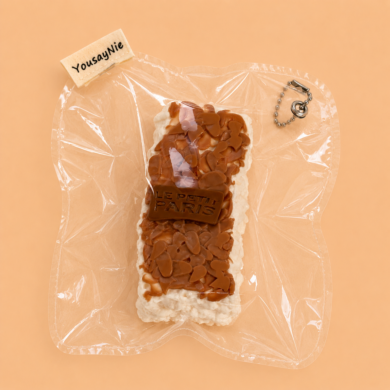 Caramel Almond Toast Slow-Rise Taba Squishy