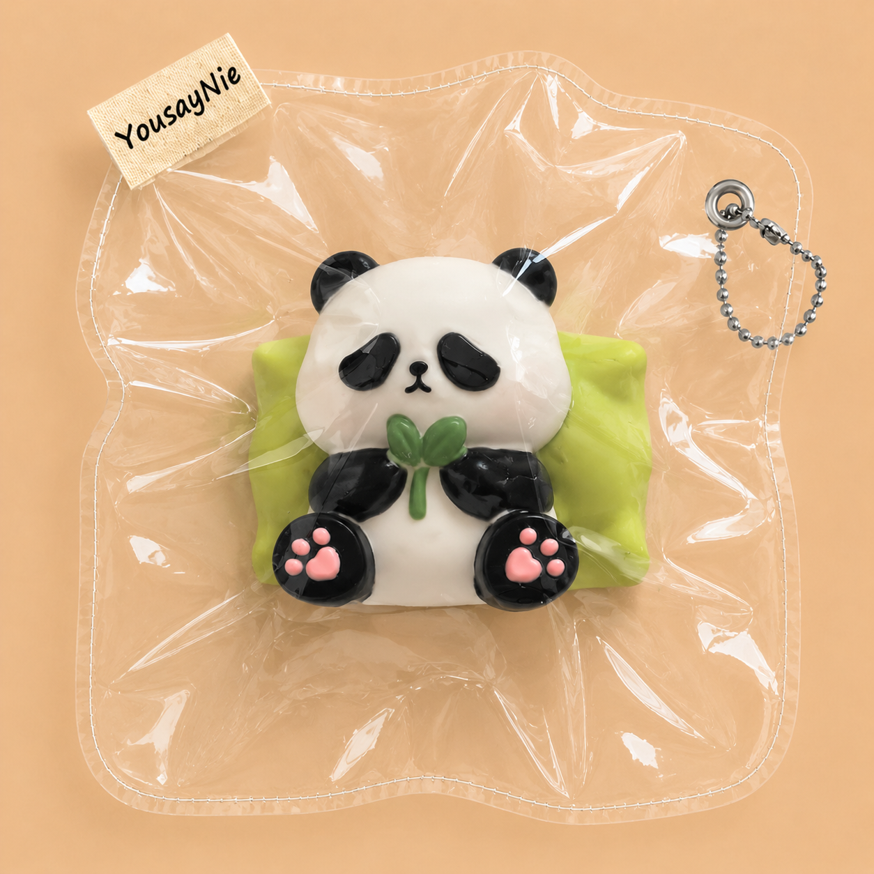 Playful Panda Slow-Rise Taba Squishy