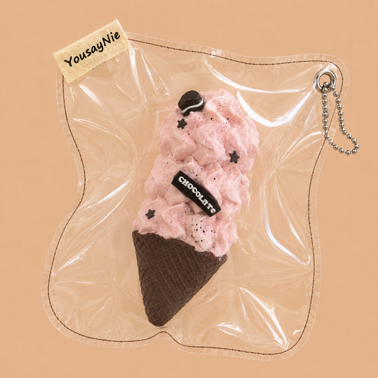Triple Scoop Waffle Cone Slow-Rise Squishy