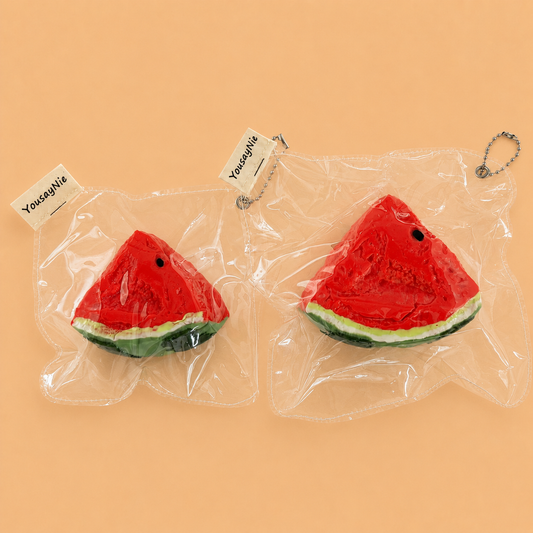 Summer Fruit Watermelon Slice Slow-Rise Squishy