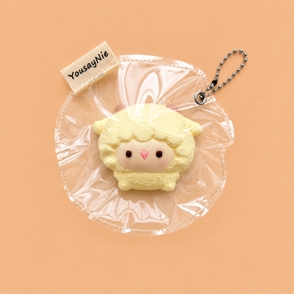 Pale Yellow Lamb Squishy