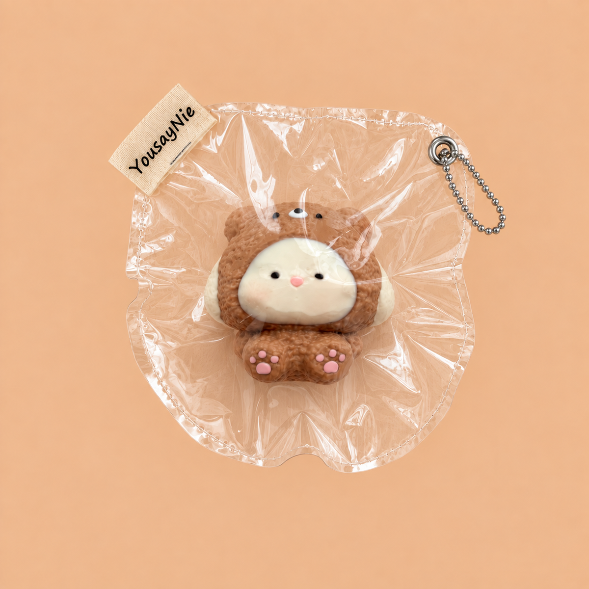 Bunny in Bear Costume Squishy