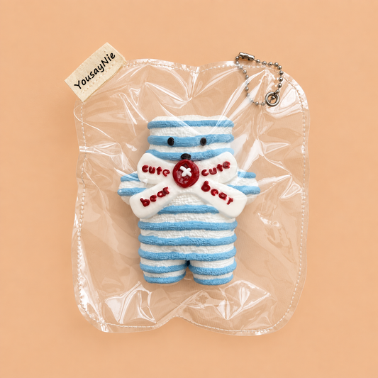 Striped Bear Slow-rising Squishy