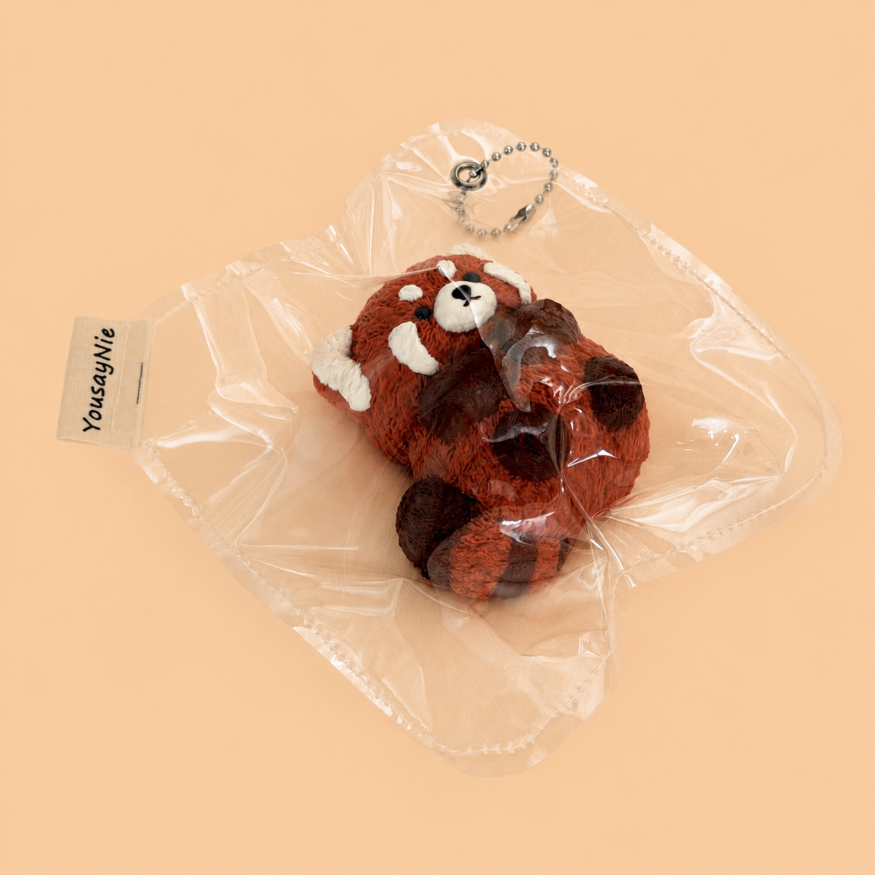 Fluffy Raccoon Slow-Rise Squishy