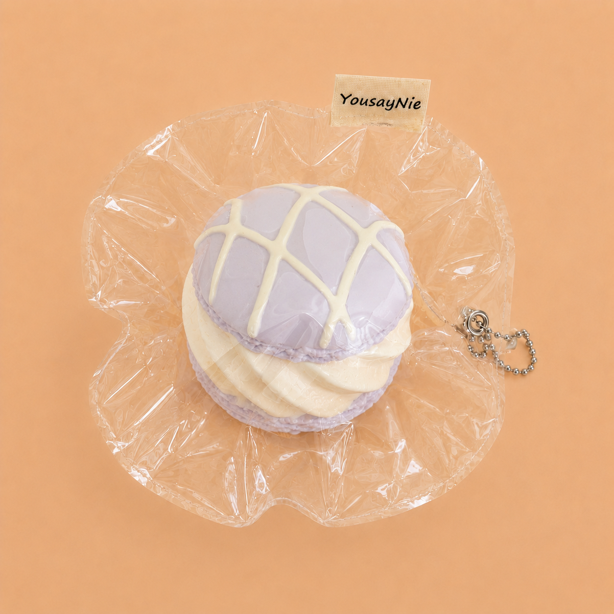 Matcha, Mint & Blueberry Macaron Pie Slow-Rise Squishy
