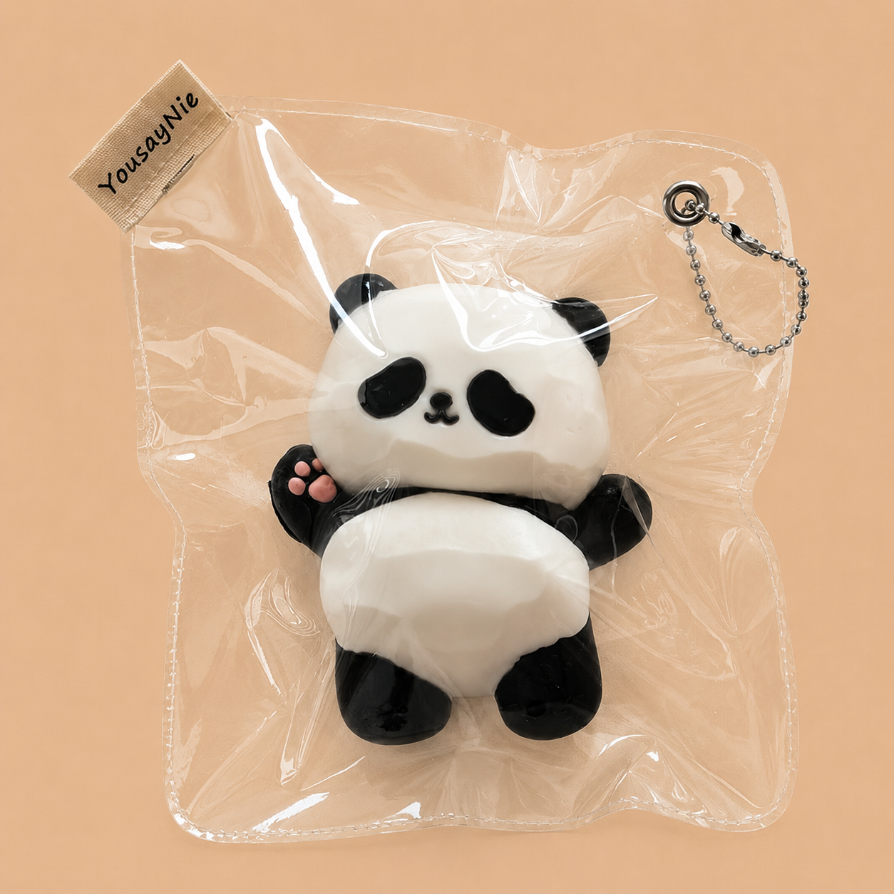 Playful Panda Slow-Rise Taba Squishy