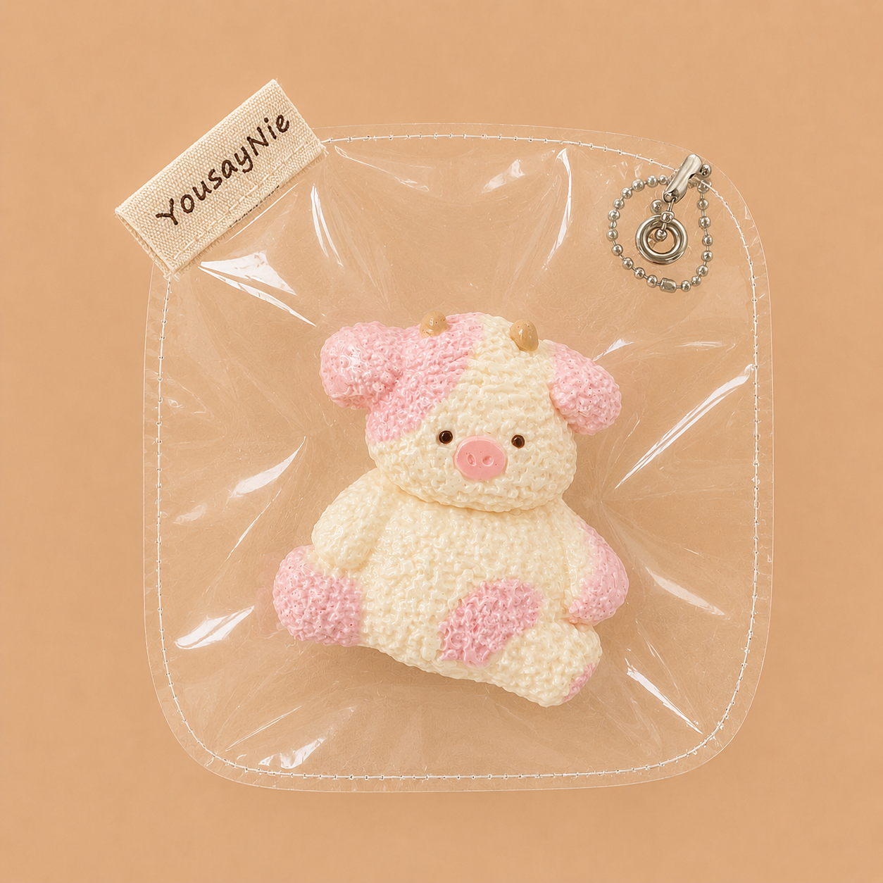 Fluffy Cow Buddies Slow-Rise Taba Squishy