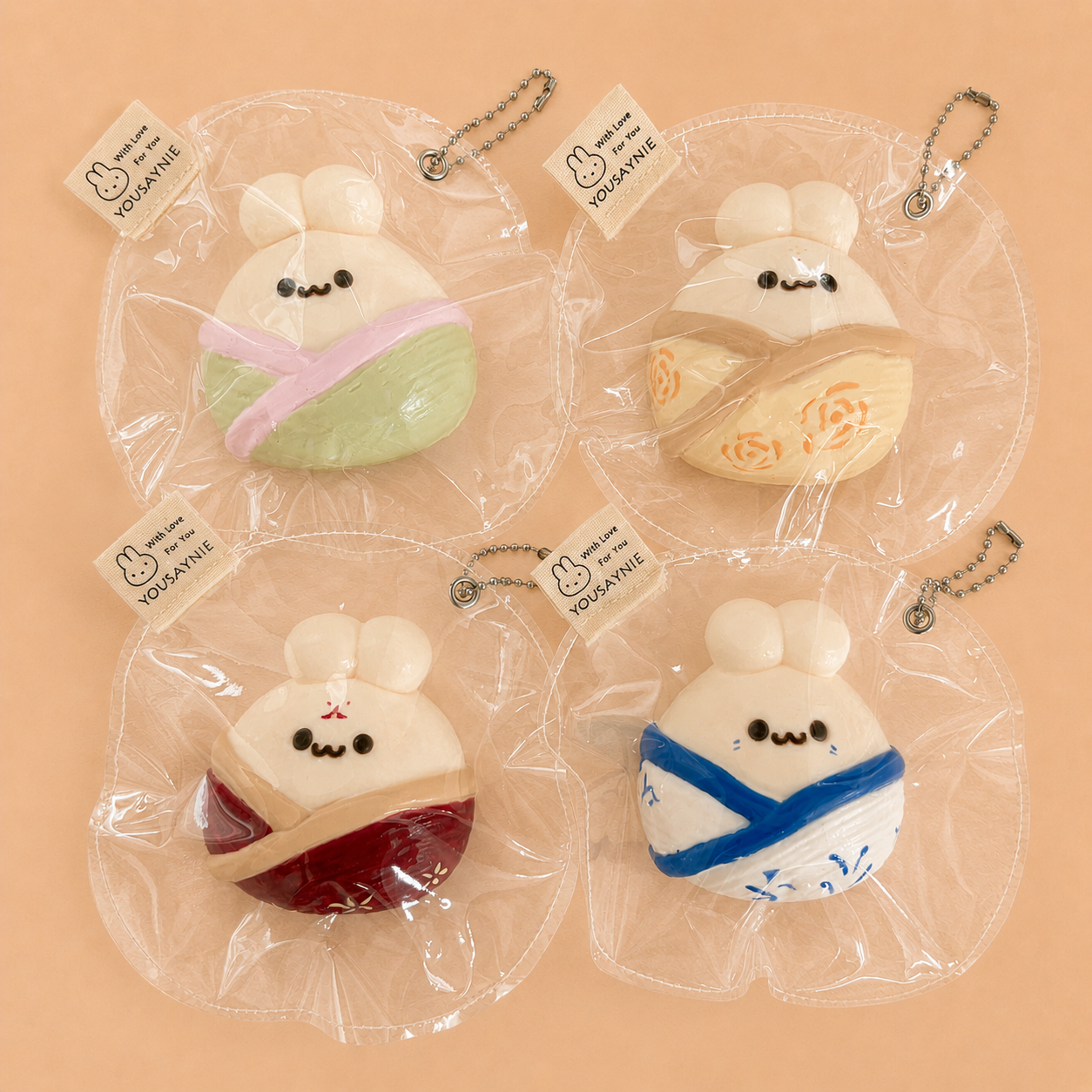 Zongzi Bunny Squishy Dragon Boat Festival Cute Squishy