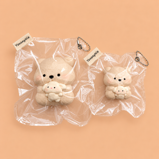 Bear Hugging Bunny Squishy
