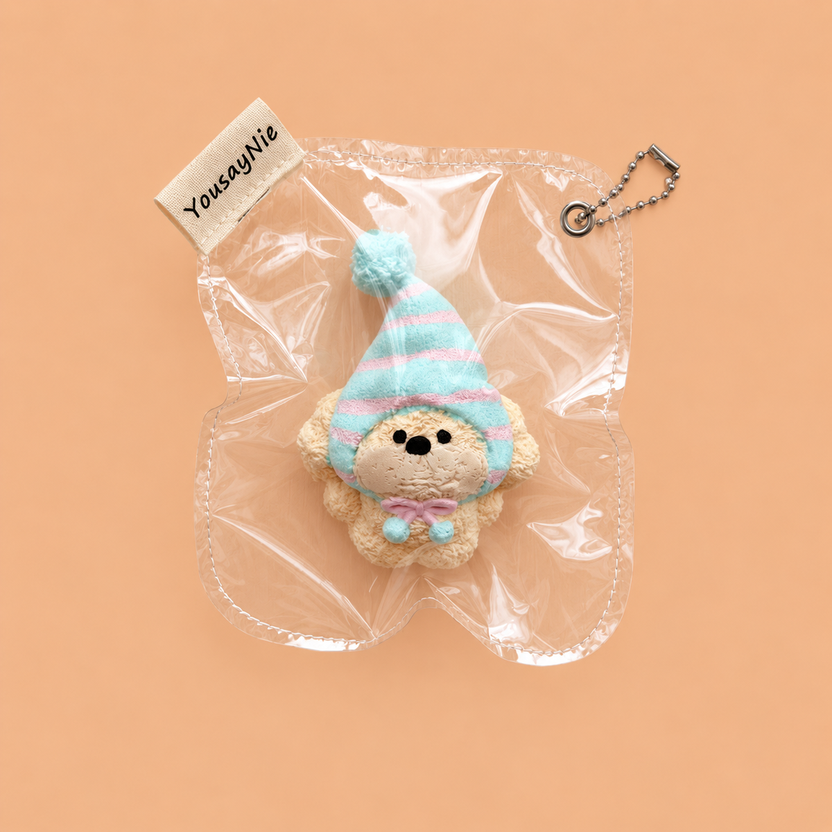Adorable Tall Pom Hat Animal Series